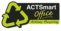 The ACTSmart office recycling logo