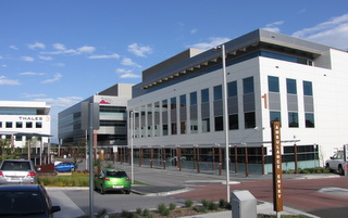 A photo of the Equinox 1 building in Deakin