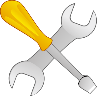 Wrench and screwdriver icon